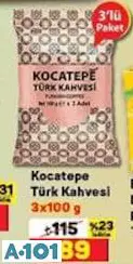 KOCATEPE TÜRK KAHVESİ 3X100 G